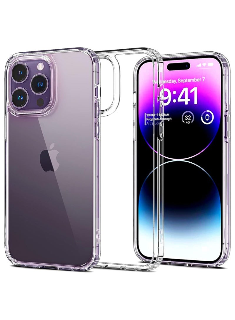 iPhone 14 Pro Max Case Cover - Clear, Anti-Yellowing, Slim, Lightweight and Super Grip Back Cover(6.7 inch) - Image 1